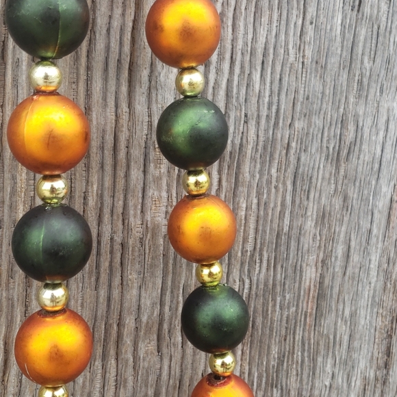 Lot of 4- K&k interiors Fall bead ornaments decor - Picture 5 of 13